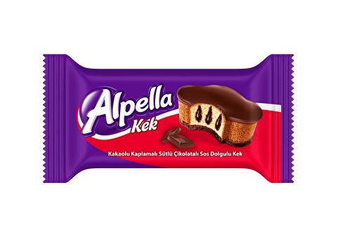 Alpella Kakao Kaplı Çikolata Soslu Kek 40 g